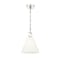 Z-Lite Alaric 1 Light Pendant, 10in. W x 10.75in. H, Polished Nickel 3042P10-PN - alternate 3